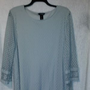 ali miles Mint Green Women's Tunic 3X